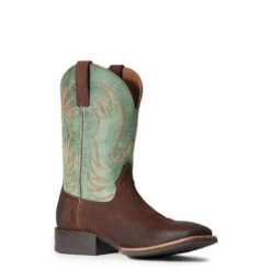 Ariat SPORT CASON Mahogany Cowhide -Western Cowboy Fashion 10038360 medial