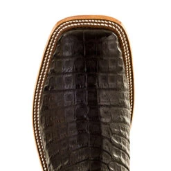 Anderson Bean Black Caiman Belly -Western Cowboy Fashion AB S3005 400x400 300DPI Toe