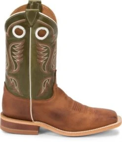 Austin Cognac 11" Bent Rail® Men's Western Boot -Western Cowboy Fashion BR307 617x563 Profile