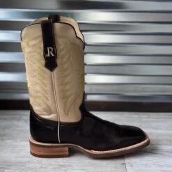 Men's R. Watson Carbon Damiana Cowhide Boots -Western Cowboy Fashion IMG 0544