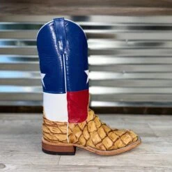 Men's Anderson Bean Texas Flag Big Bass Boots -Western Cowboy Fashion IMG 0669