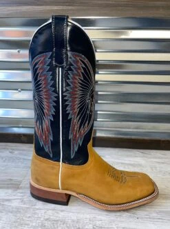 Anderson Bean Men's Rust Burnished Crazy Horse S3007 -Western Cowboy Fashion IMG 3084