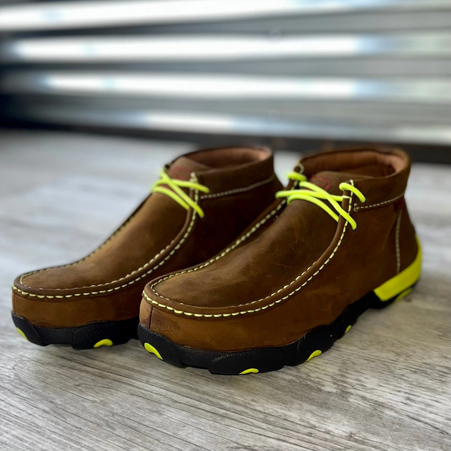 Men’s Work Steel Toe Chukka Driving Moc 3 Men’s Work Steel Toe Chukka Driving Moc