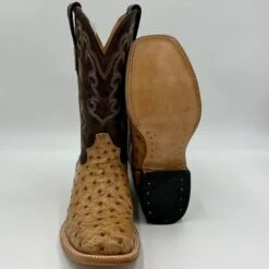 Cowtown Antique Saddle Ostrich Print Boot -Western Cowboy Fashion IMG 8275