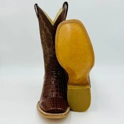 Cowtown Cognac Caiman Print Boot -Western Cowboy Fashion IMG 8305