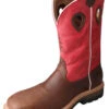 Men’s 12″ Comp Toe Lite Waterproof Work Boot -Western Cowboy Fashion MLCS010 MLCCW01 510x700 1