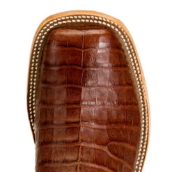 Anderson Bean Men's Tobacco Caiman Crocodile Belly S3014 13 Anderson Bean Men's Tobacco Caiman Crocodile Belly S3014 -Western Cowboy Fashion S3014 Toe 400x400 1