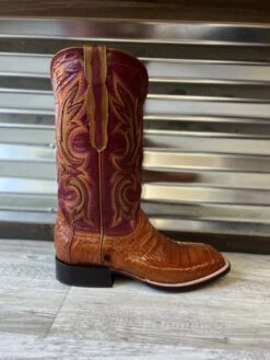 Lucchese Caiman Belly -Western Cowboy Fashion TAN
