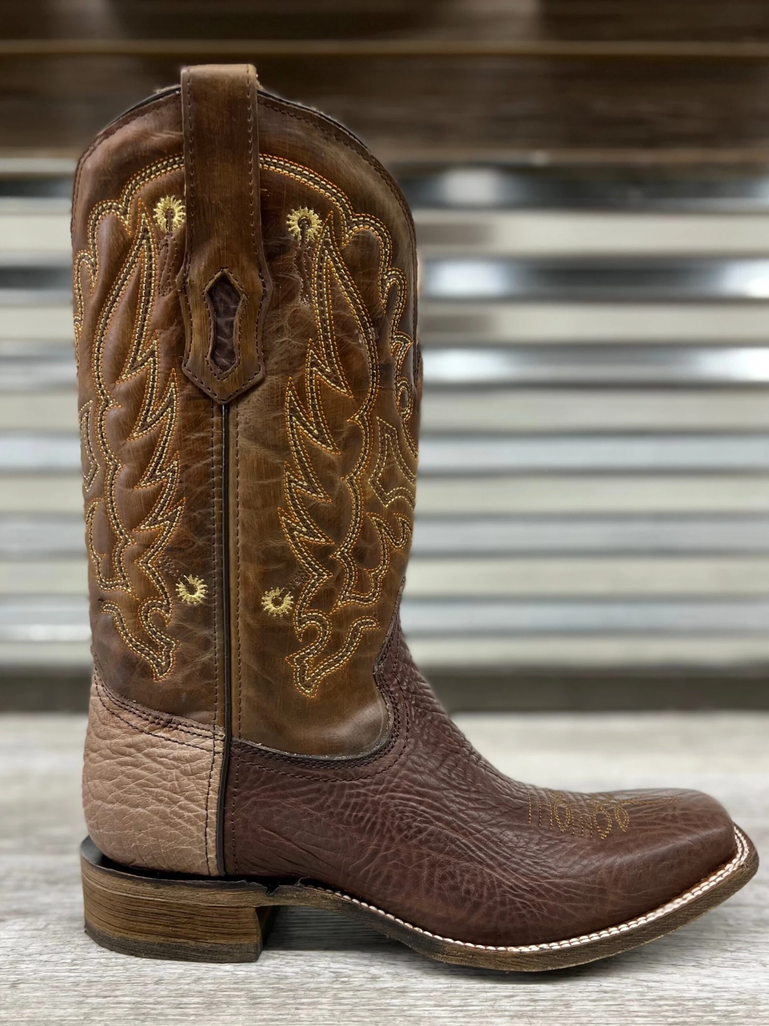 Corral Tyson Brown Square Toe 4 Corral Tyson Brown Square Toe - Image 2