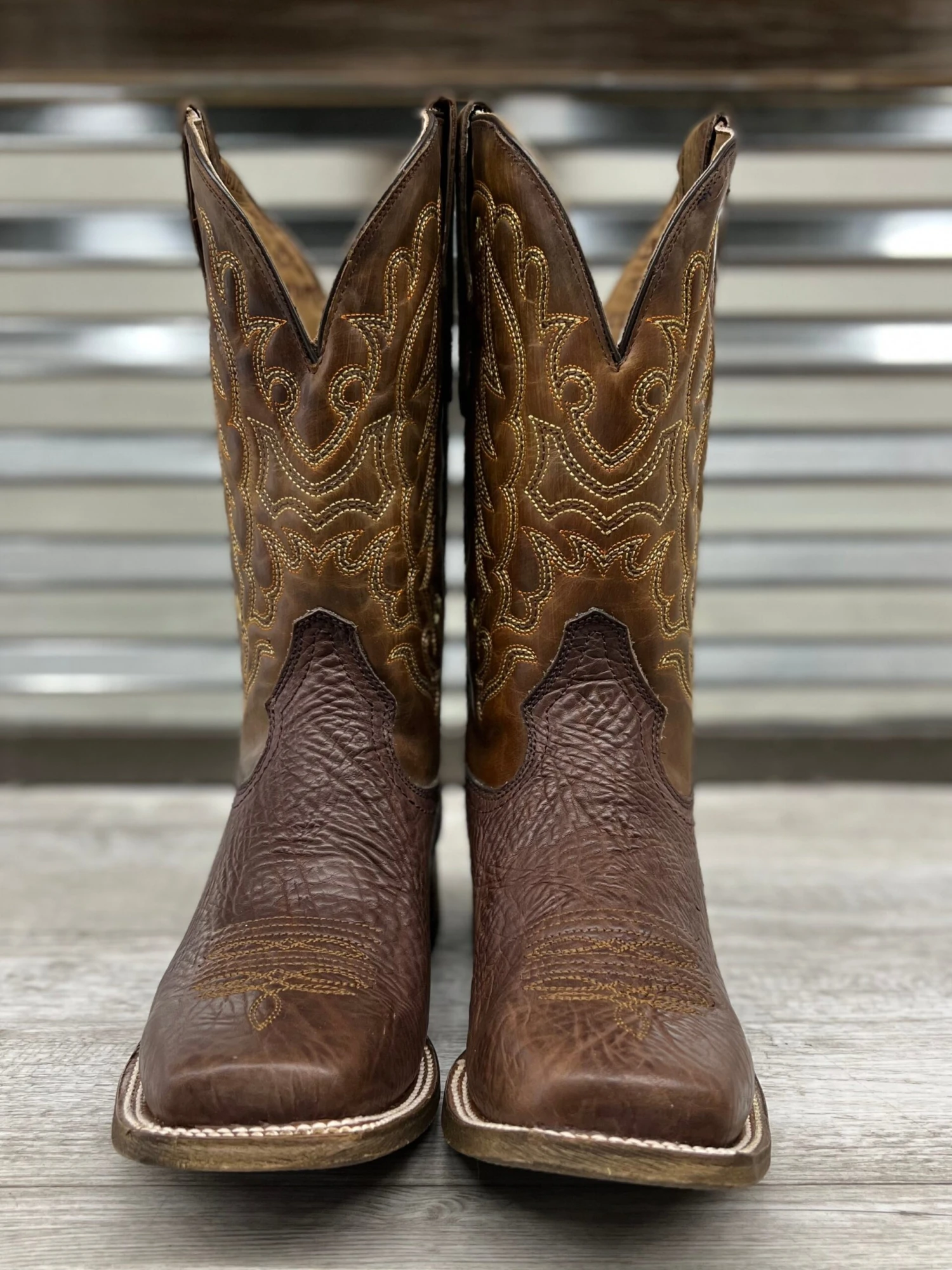 Corral Tyson Brown Square Toe 3 Corral Tyson Brown Square Toe