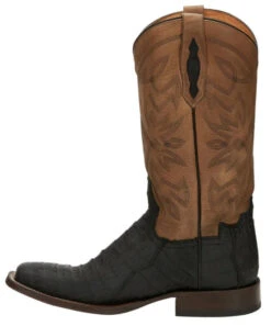 Tony Lama Men's Caiman Western Boot Square Toe -Western Cowboy Fashion imgrc0086772795