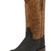 Tony Lama Men's Caiman Western Boot Square Toe -Western Cowboy Fashion tl5255